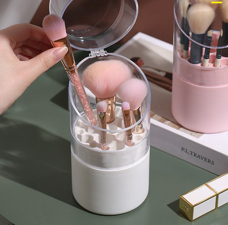 Οργανωτής πλαστικού πινέλου μακιγιάζ