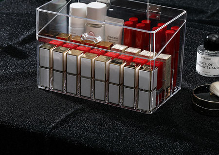 Διάφανο κουτί αποθήκευσης κραγιόν