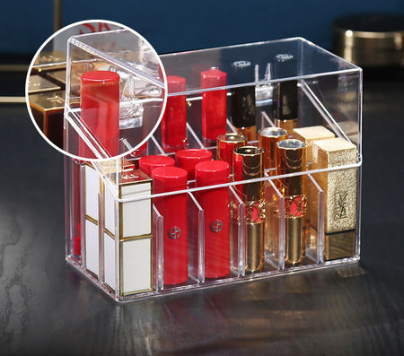 Prozirna kutija za pohranjivanje ruževa otporna na prašinu