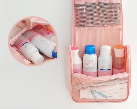 Οργανωτής μακιγιάζ από ύφασμα κατάλληλο για ταξίδια