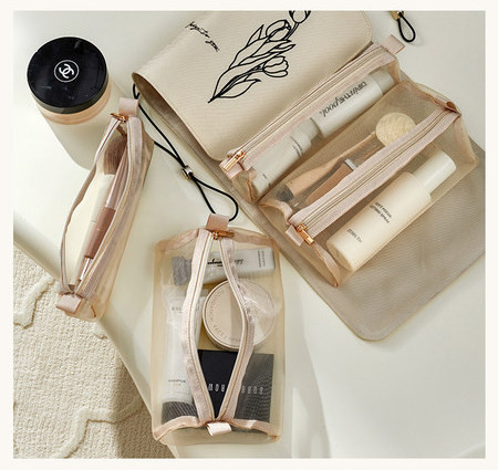 Αναδιπλούμενη τσάντα καλλυντικών - διοργανωτής