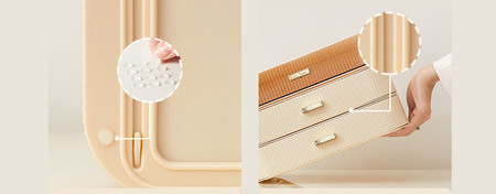 Επιτραπέζιος οργανωτής καλλυντικών με πολλές θήκες