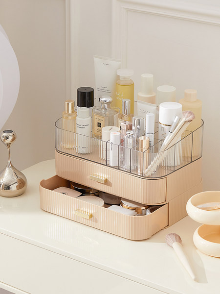 Επιτραπέζιος οργανωτής καλλυντικών με πολλές θήκες