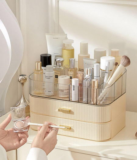 Κουτί γραφείου με πολλές θήκες για μακιγιάζ