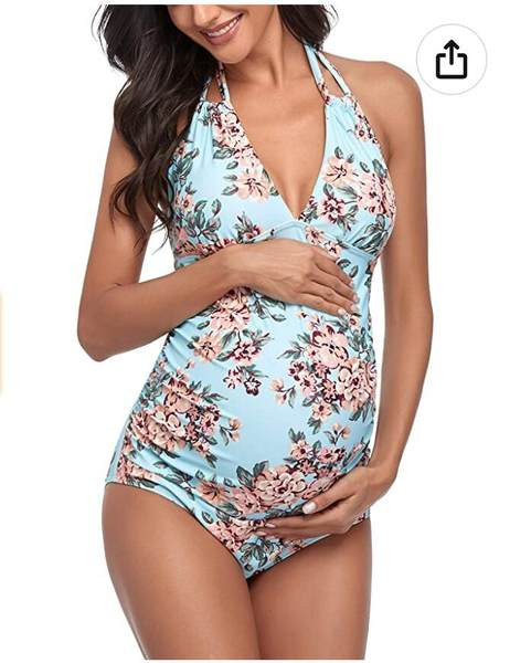 Vientisas moteriškas maudymosi kostiumėlis su siaura iškirpte