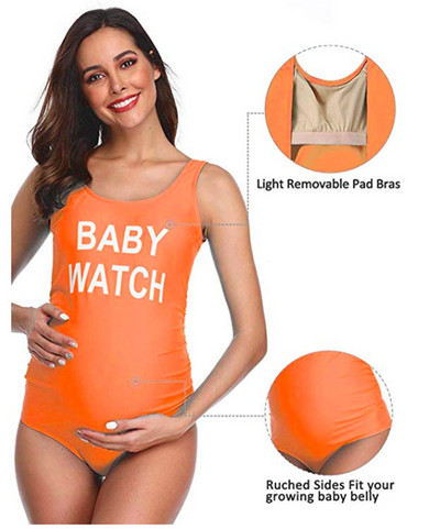 Costum de baie dintr-o bucată de maternitate