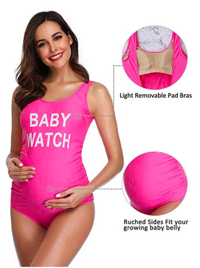 Costum de baie dintr-o bucată de maternitate