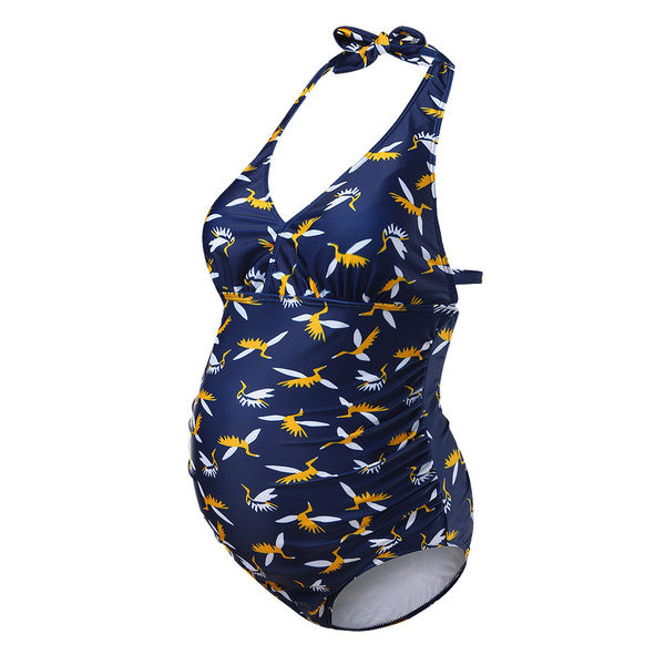 Háttámla nélküli kismama egyrészes fürdőruha