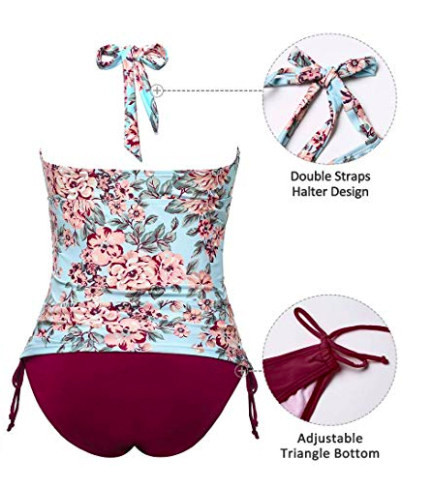 Kupaći kostim za trudnice s cvjetnim uzorkom