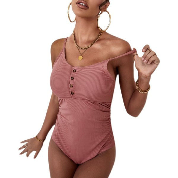 Novi model jednodijelnog kupaćeg kostima na tanke naramenice za trudnice