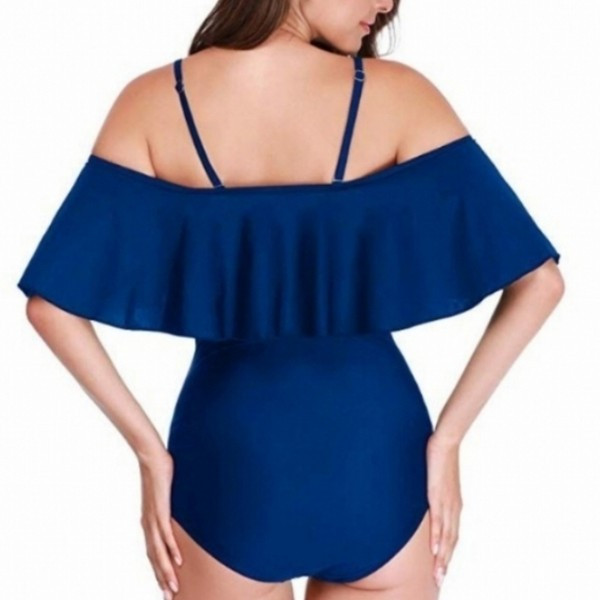 Madingas vientisas maudymosi kostiumėlis nėščiosioms su reguliuojamais petnešėlėmis