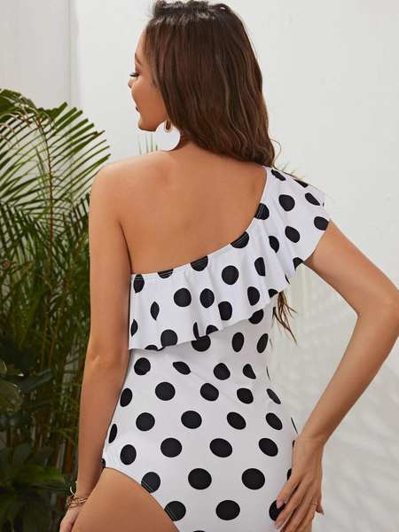 Нов модел цял дамски бански на точки за бременни