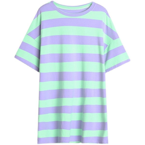 Широка раирана тениска за бременни