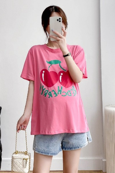 Дамска широка тениска за бременни - два модела 