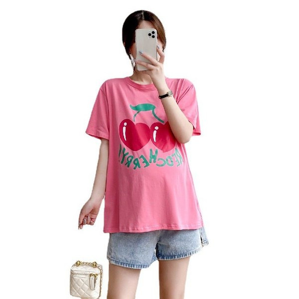 Дамска широка тениска за бременни - два модела 