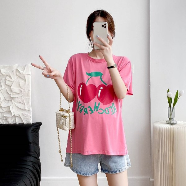 Дамска широка тениска за бременни - два модела 