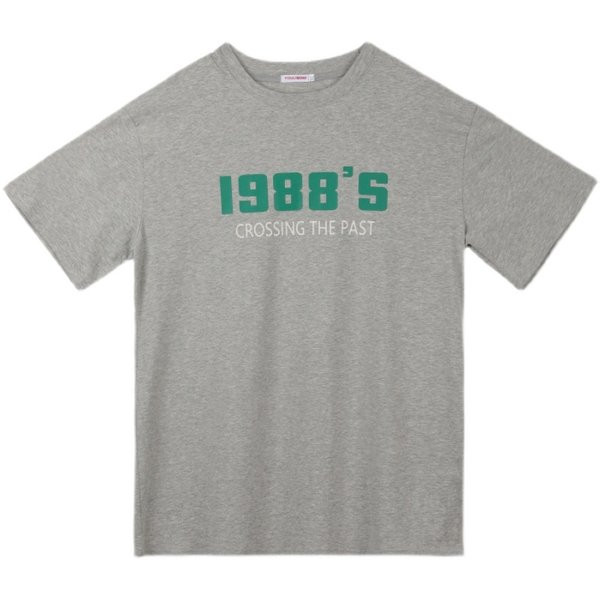 Широка памучна тениска с щампа за бременни - два модела 