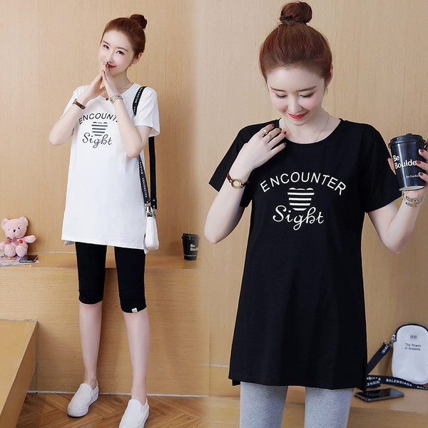 Дамска тениска с надпис подходяща за бременни 