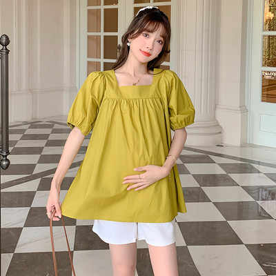 Разкроена лятна туника за бременни