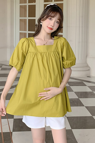 Разкроена лятна туника за бременни