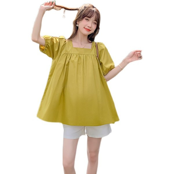 Разкроена лятна туника за бременни