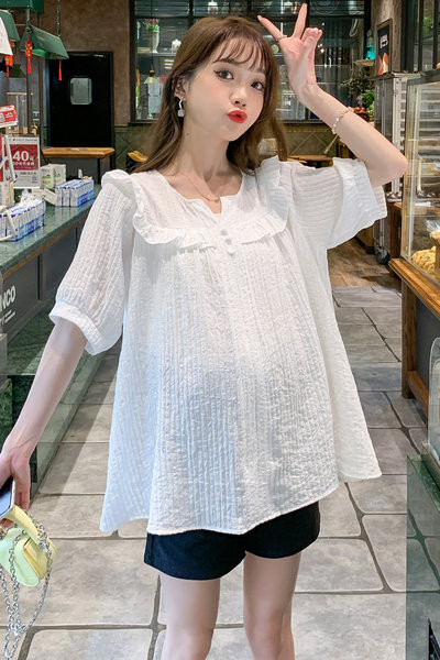 Нов модел дамска блуза с 3/4 ръкав за бременни