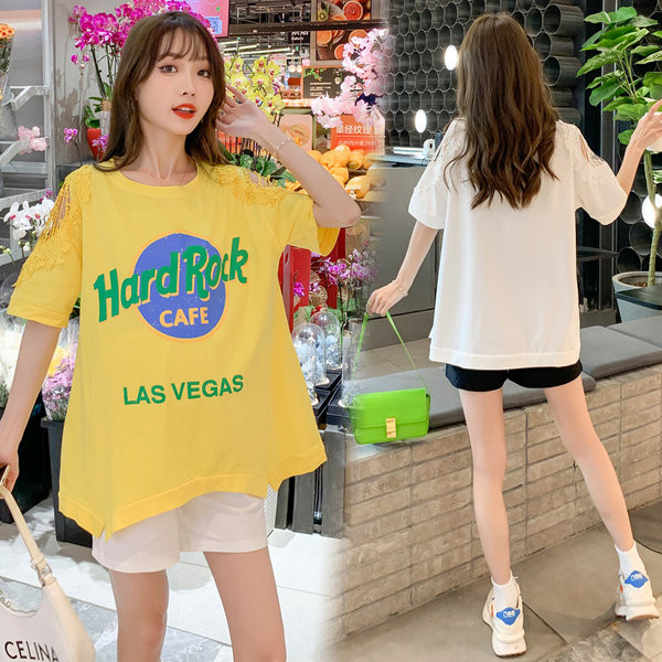 Ежедневна дамска тениска с щампа