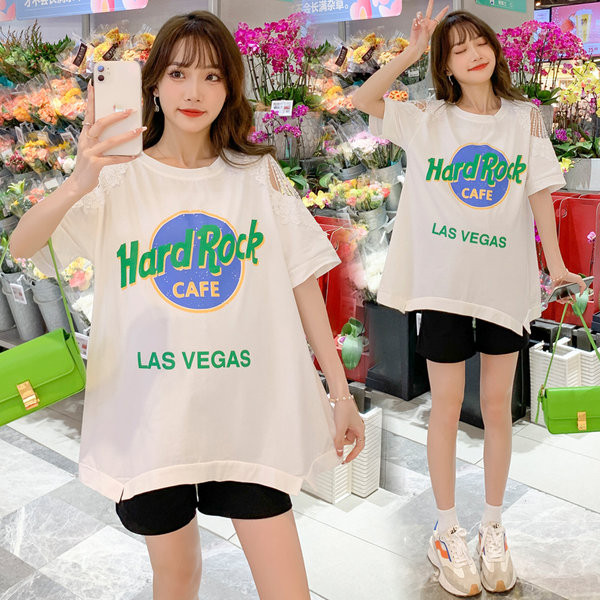 Ежедневна дамска тениска с щампа