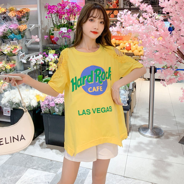 Ежедневна дамска тениска с щампа