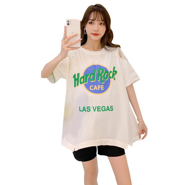 Ежедневна дамска тениска с щампа