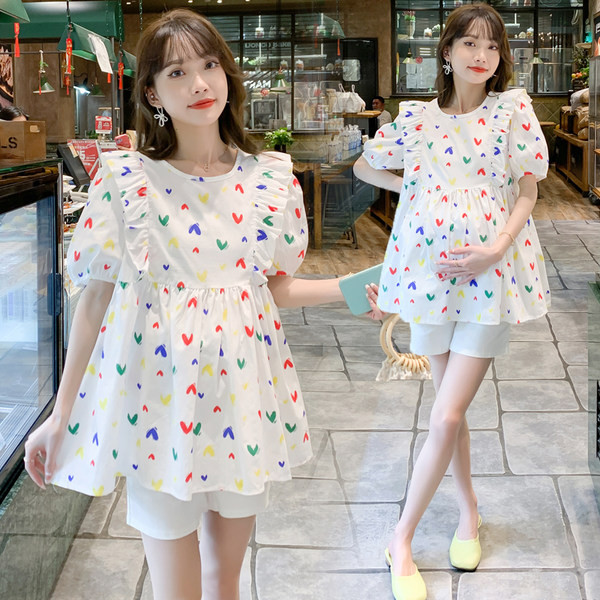 Нов модел дамска разкроена блуза на сърца