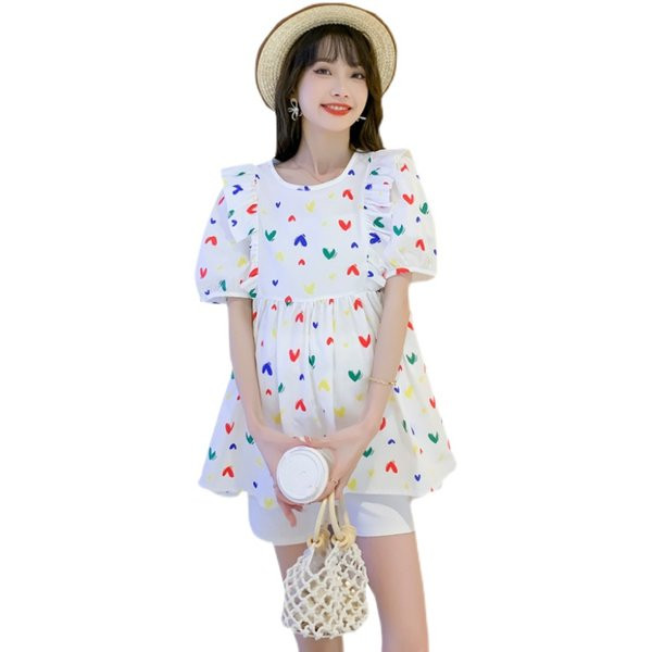 Нов модел дамска разкроена блуза на сърца