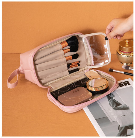 Несесер с дръжка -подходящ за козметични принадлежности