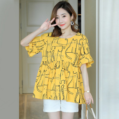 Ежедневна дамска блуза с панделка