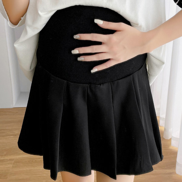 Дамска блуза за бременни с яка 