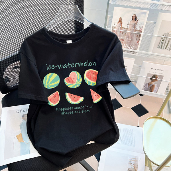 Pregnant women`s summer clothes in summer cotton cotton pregnant women short -sleeved T -shirt new models of fashion loose large size half -sleeve mid -length