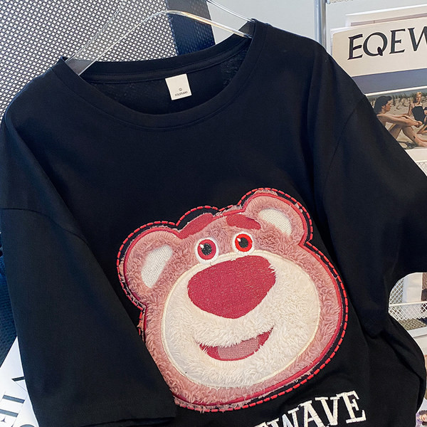 Лятна рокля за бременни с бродерия и къс ръкав