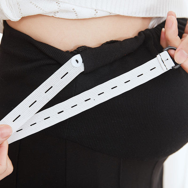 Moteriškas sijonas aukštu juosmeniu, klostuotas nėščiosioms