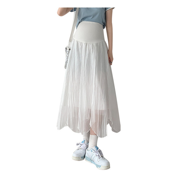 Нов модел дамска асиметрична пола за бременни