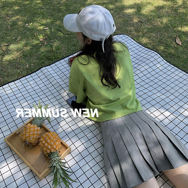 Дамска къса плисирана пола за бременни