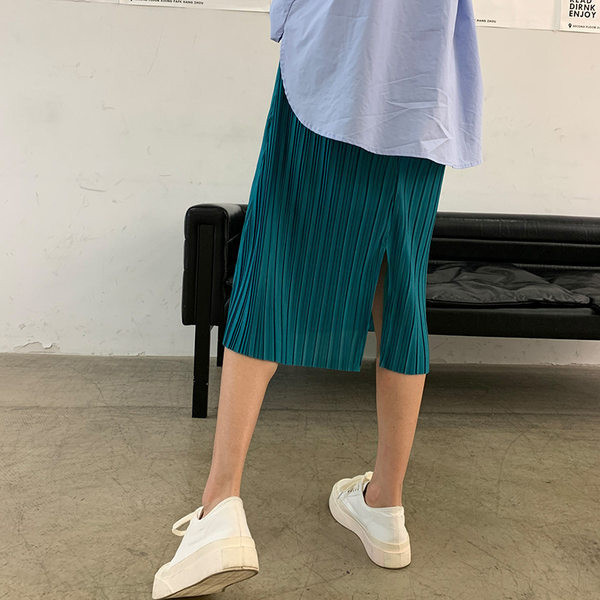 Модерна пола с висока талия за бременни