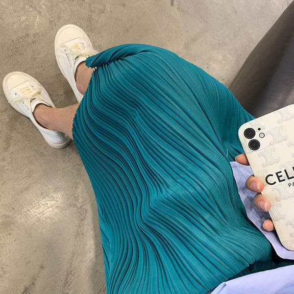 Модерна пола с висока талия за бременни