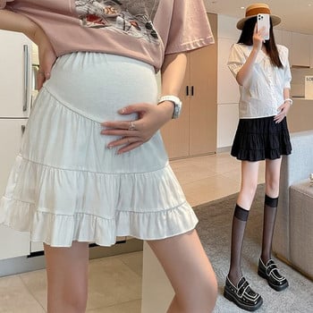 Къса разкроена пола за бременни