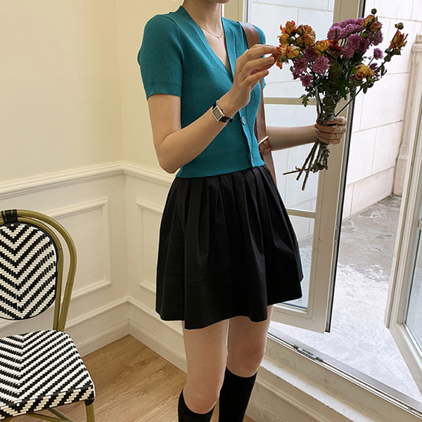 Лятна къса пола за бременни 