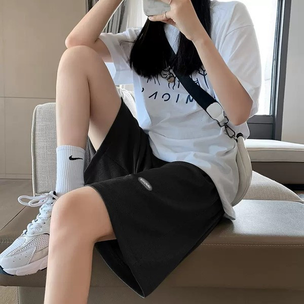 Къси спортни панталони с висока талия за бременни жени