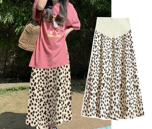 Модерна дамска пола с животински принт