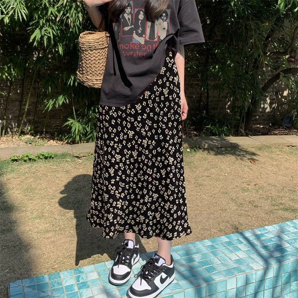 Модерна дамска пола с животински принт