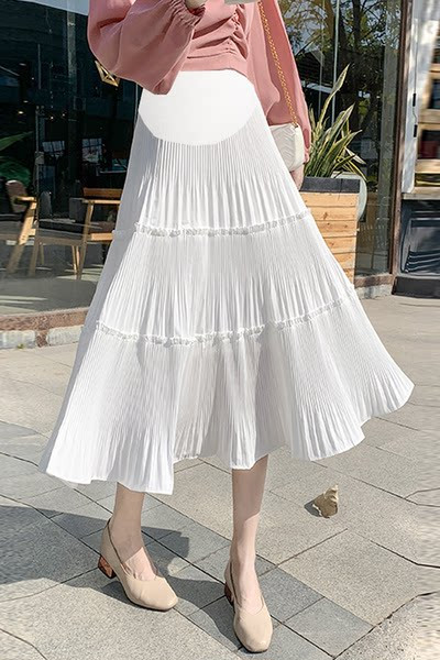 Разкроен модел дамска пола за бременни