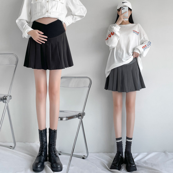 Лятна плисирана пола за бременни