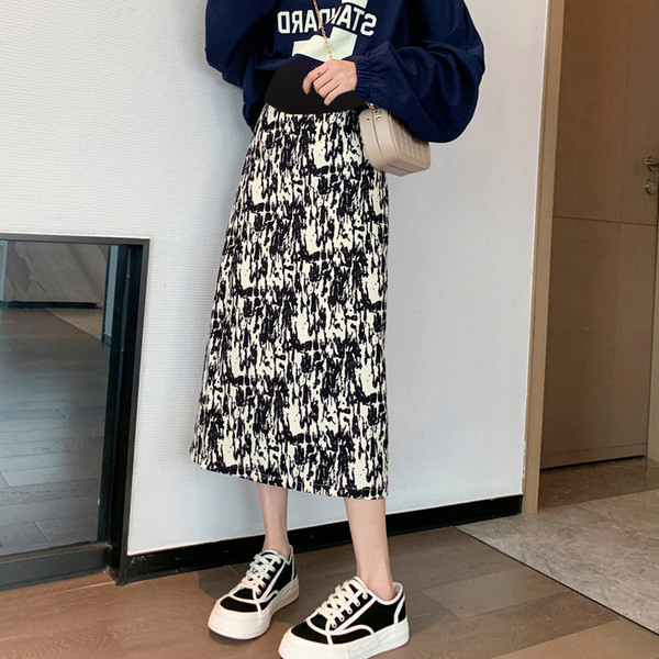 Нов модел дамска пола с шарка за бременни